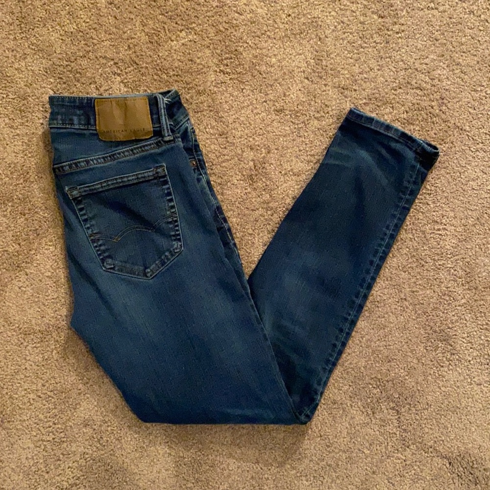 American Eagle NE(X)T LEVEL FLEX Navy Blue Jeans